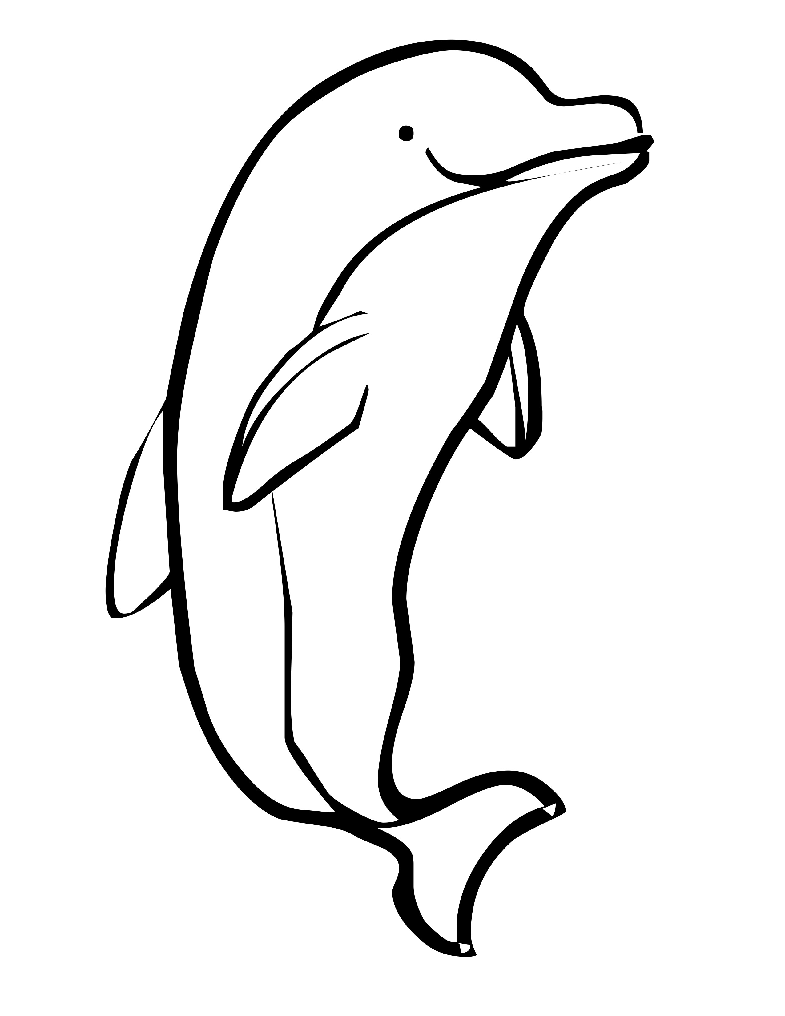hector-dolphin-colouring-pages