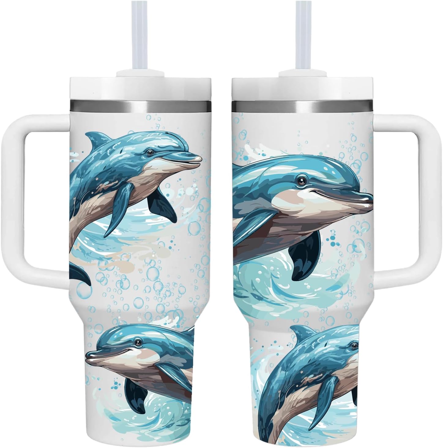 Dolphin Tumbler with Handle