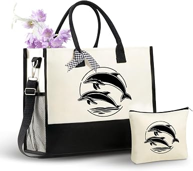 Dolphin Gifts Canvas Tote Bag