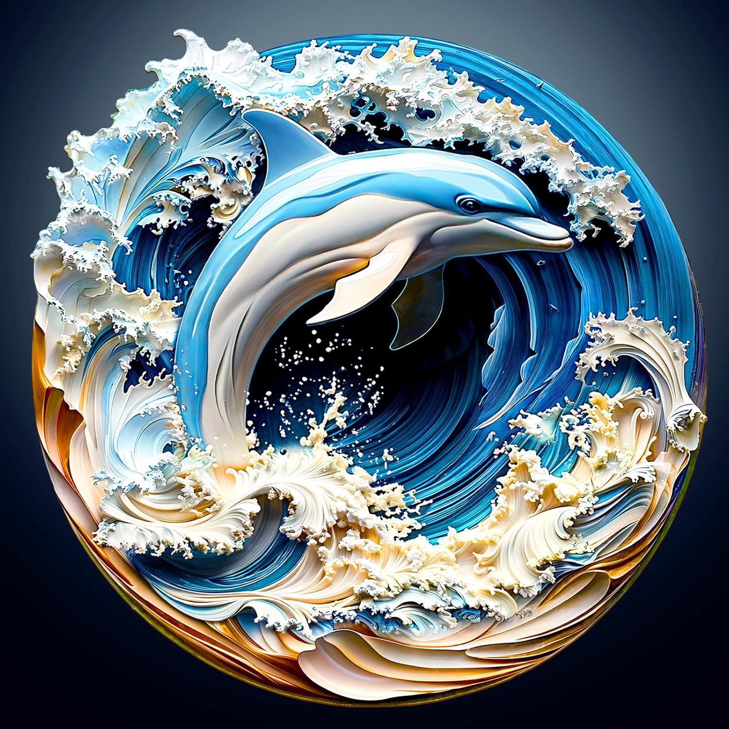 Dolphin Wooden Jigsaw Puzzle
