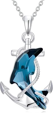 Dolphin Gifts Sterling Silver Dolphin Pendant Necklace