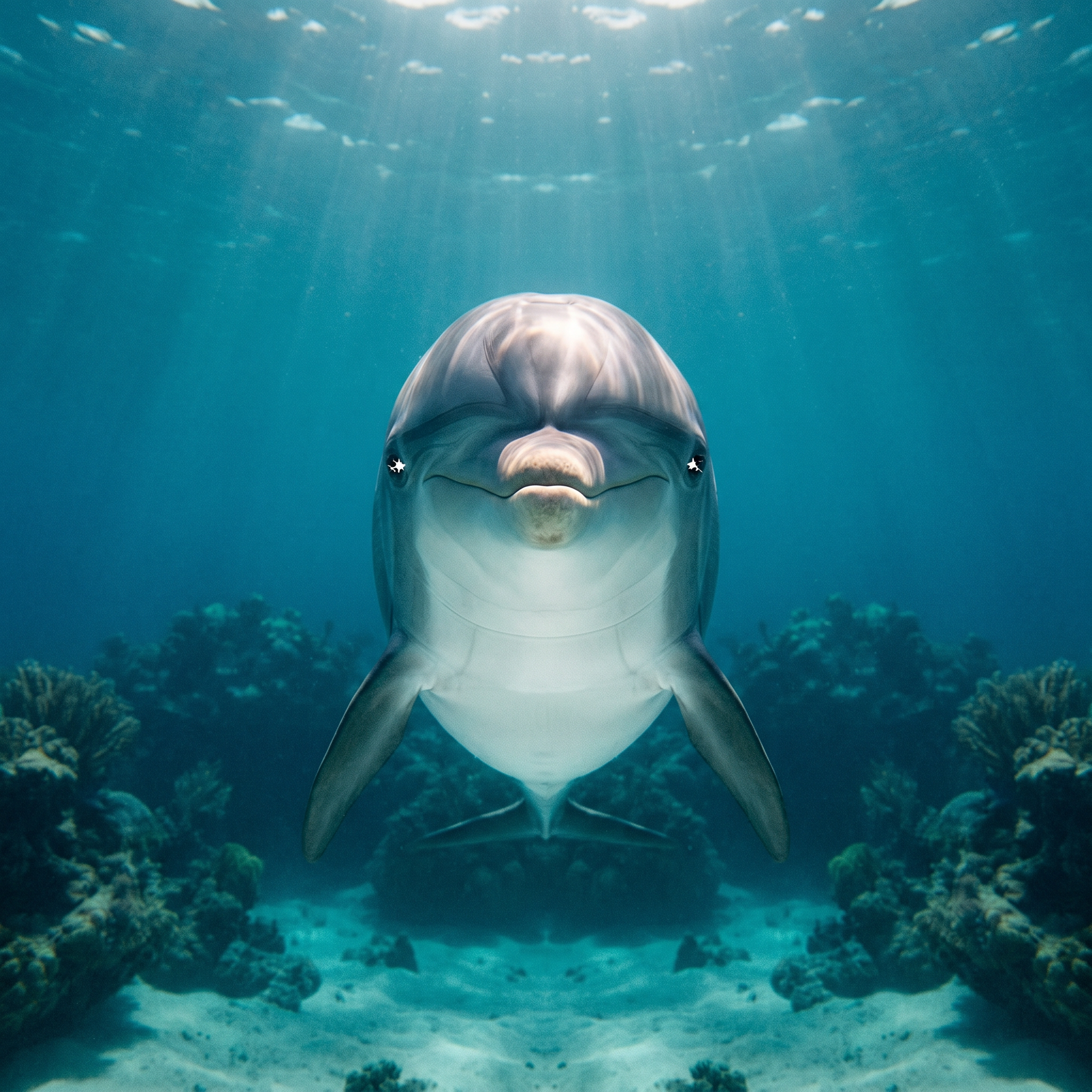 Dolphin underwater